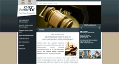Desktop Screenshot of kmkpartner.hu